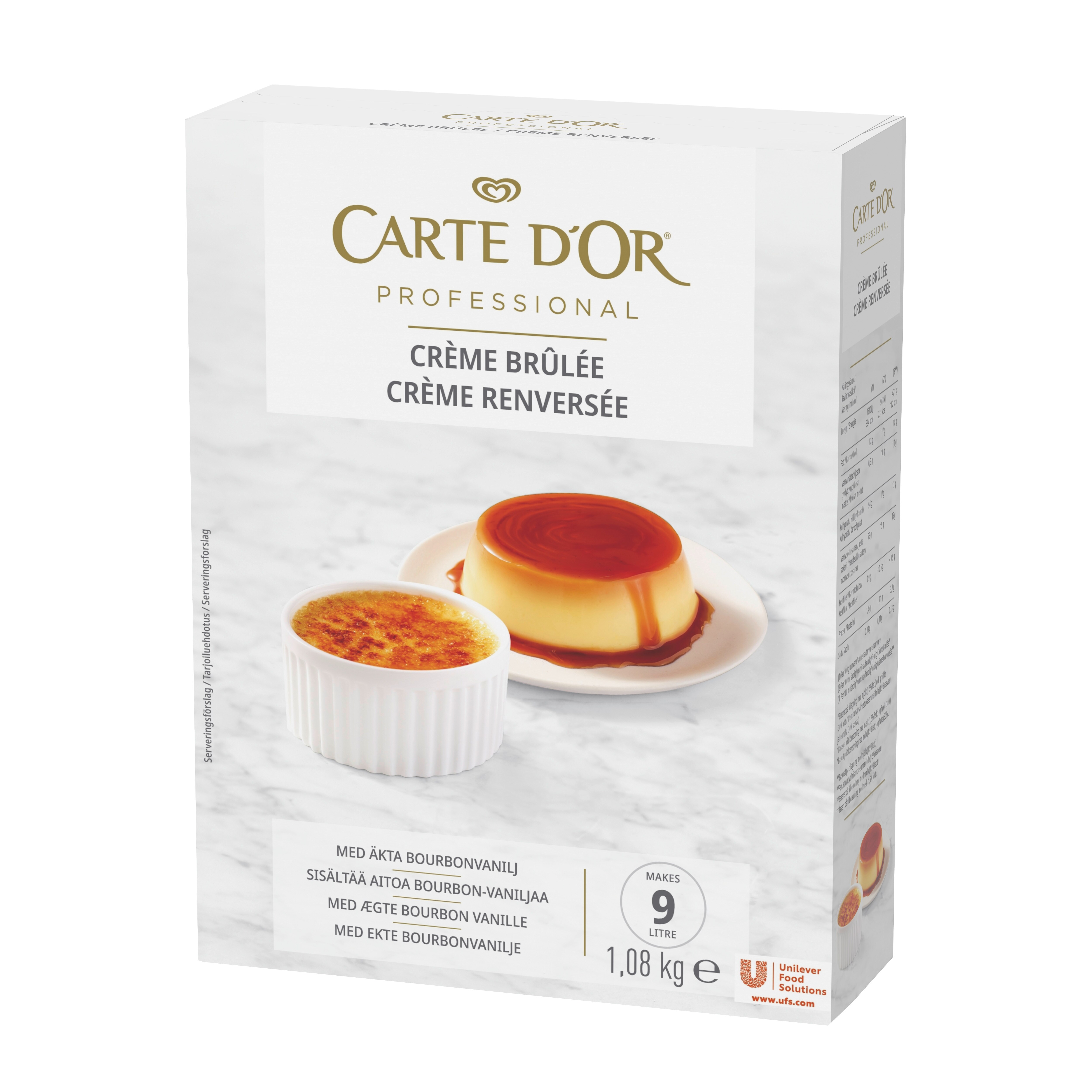 CARTE D'OR Crème Brûlée 1 x 1,08 kg - 